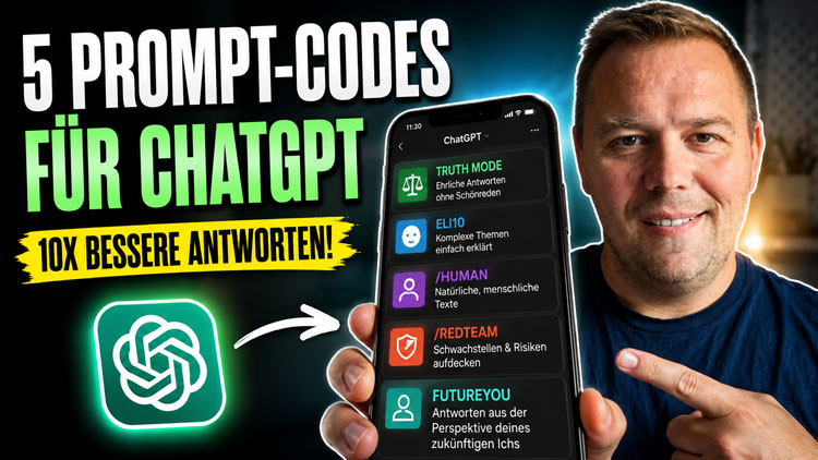 5 Prompt-Codes für ChatGPT